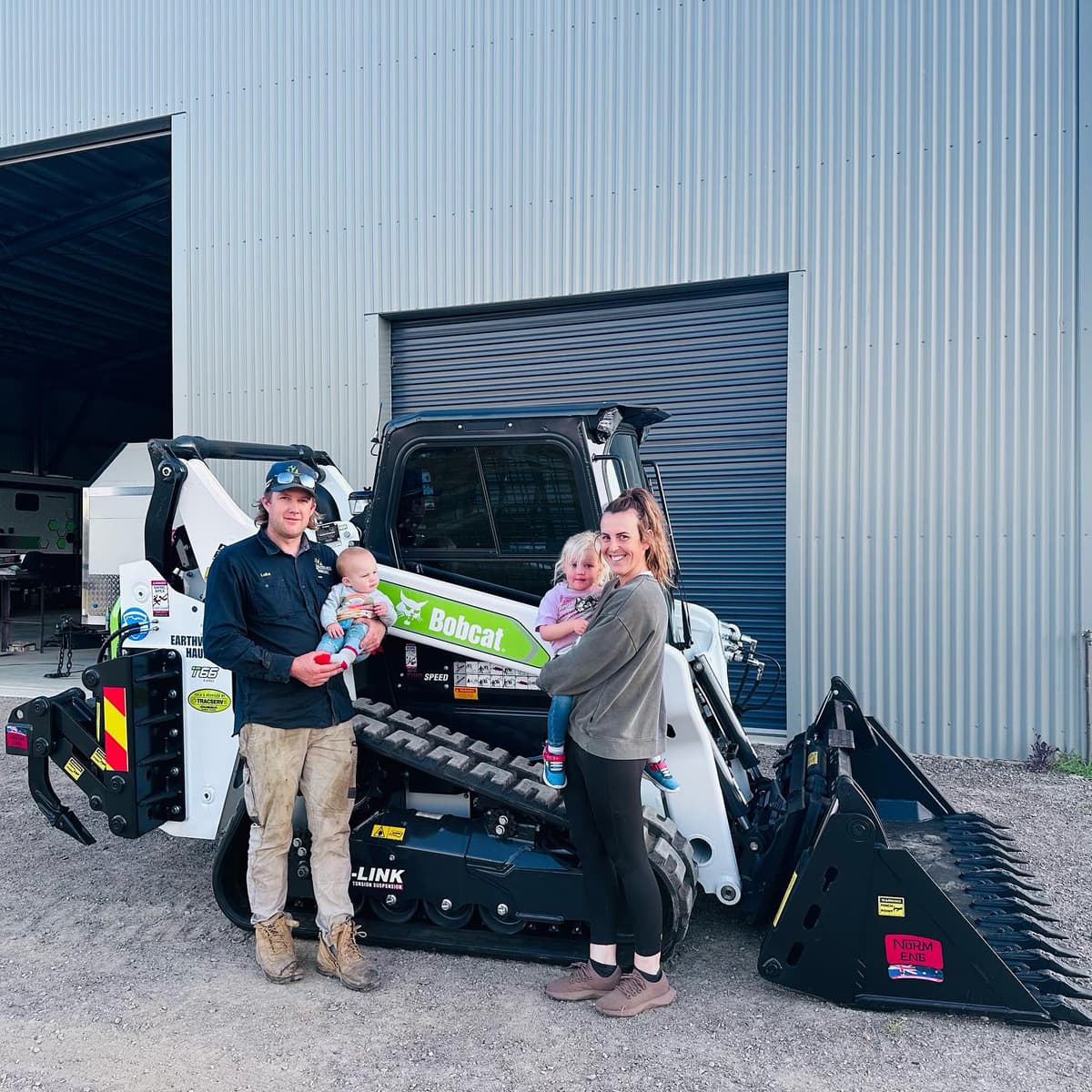 Luka Bussa and the 52nd Earthworx team